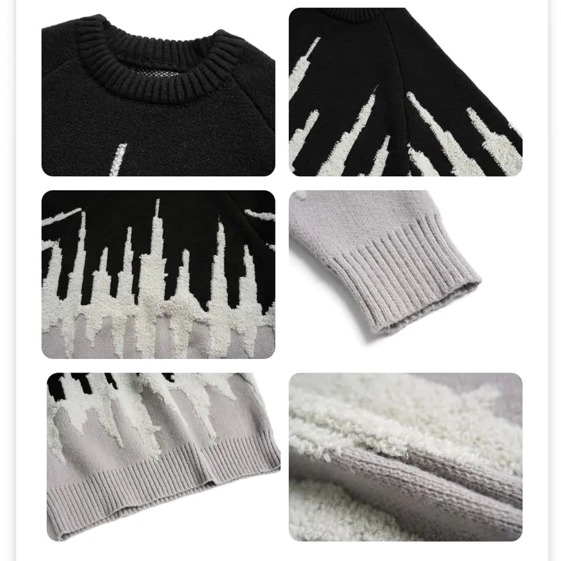 Hip Hop Knitted Sweaters for Men and Women 2023
