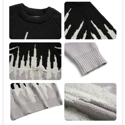 Hip Hop Knitted Sweaters for Men and Women 2023